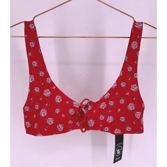 Wildfox Isabelle Bikini Top // Ditsy Rose // L - Picture 5 of 7